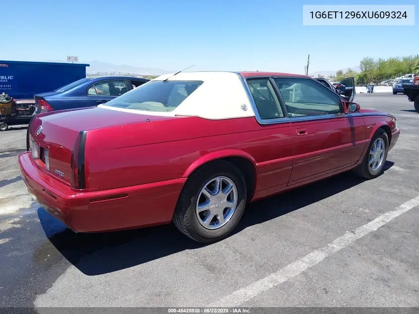 1999 Cadillac Eldorado Touring VIN: 1G6ET1296XU609324 Lot: 45425938