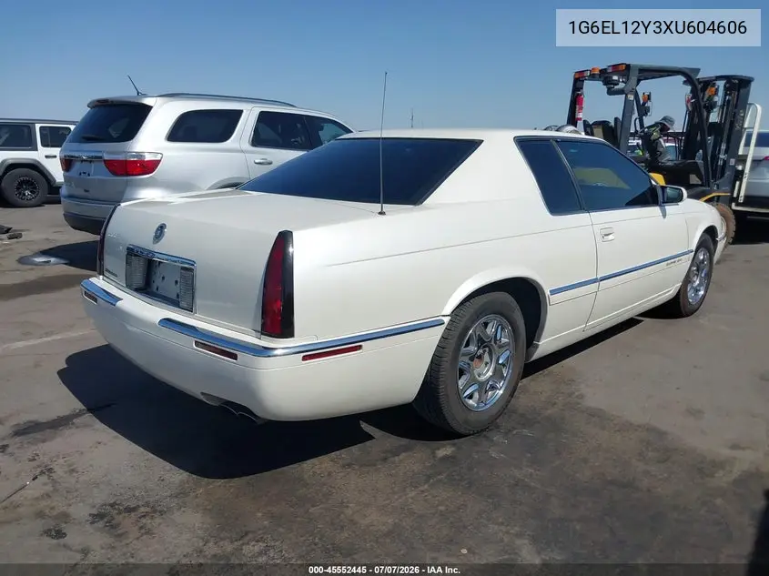 1999 Cadillac Eldorado Standard VIN: 1G6EL12Y3XU604606 Lot: 45552445