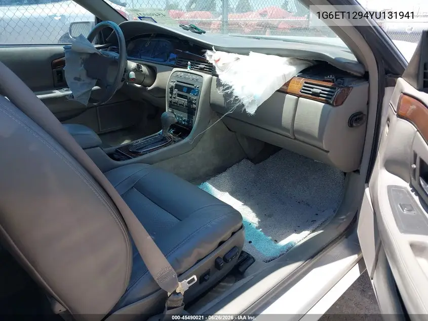 2000 Cadillac Eldorado Etc VIN: 1G6ET1294YU131941 Lot: 45490021