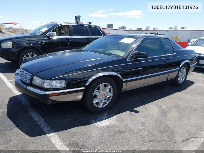 2001 Cadillac Eldorado Esc VIN: 1G6EL12Y01B101926 Lot: 45023993