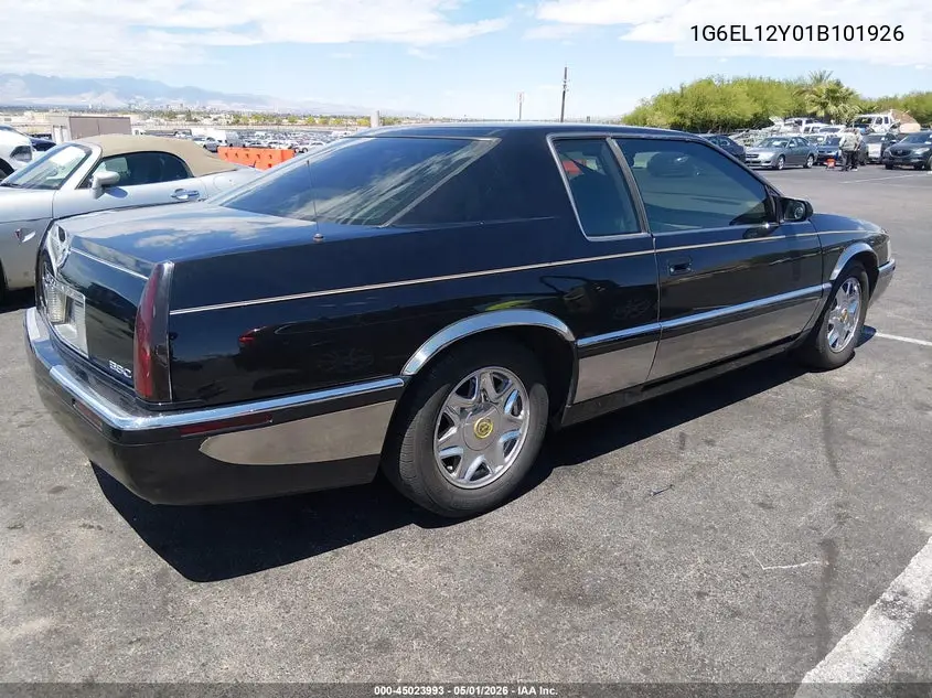 2001 Cadillac Eldorado Esc VIN: 1G6EL12Y01B101926 Lot: 45023993