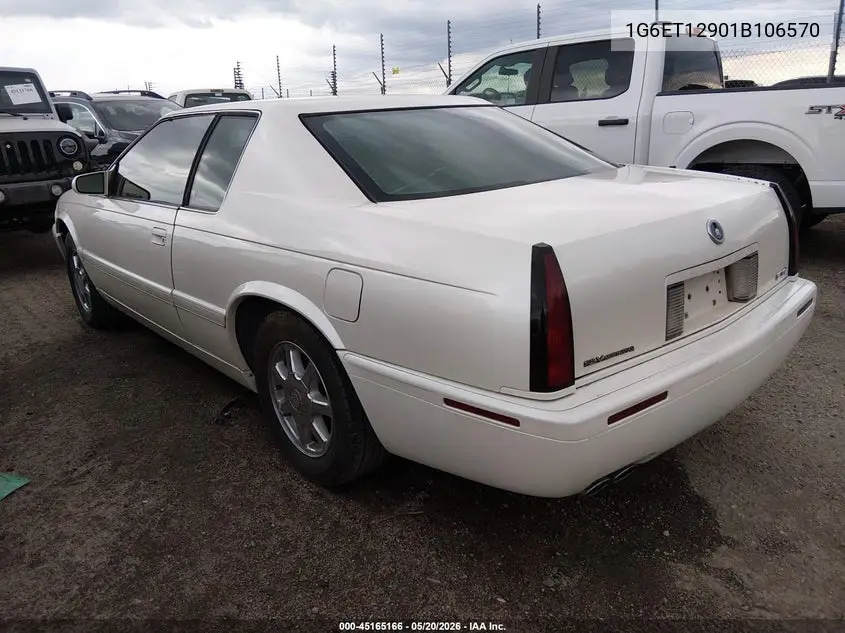 2001 Cadillac Eldorado Etc VIN: 1G6ET12901B106570 Lot: 45165166