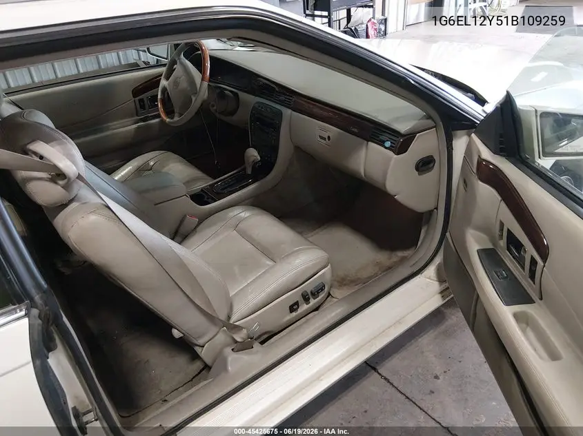 2001 Cadillac Eldorado Esc VIN: 1G6EL12Y51B109259 Lot: 45425675
