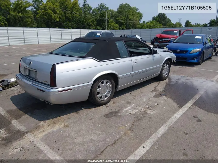 2001 Cadillac Eldorado Esc VIN: 1G6EL12Y71B105505 Lot: 45434662