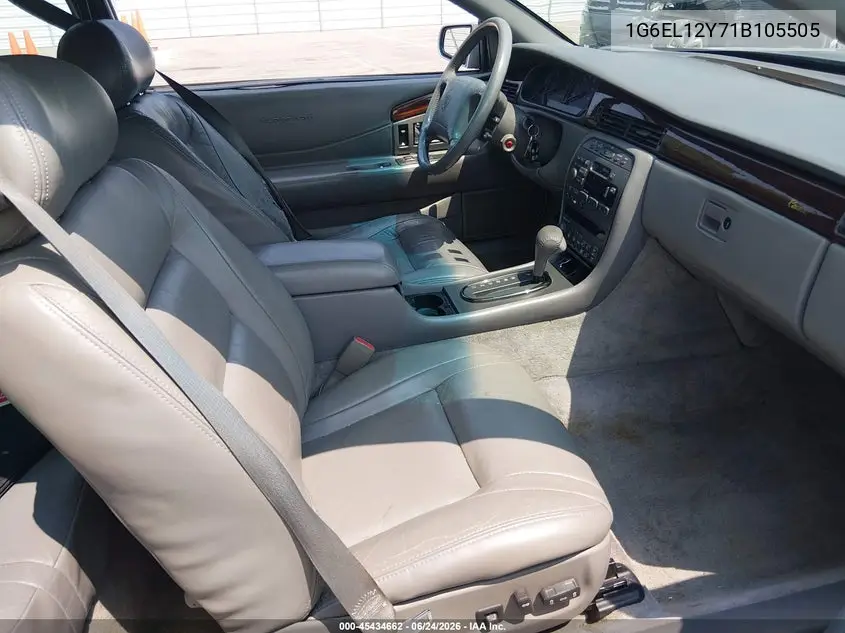 2001 Cadillac Eldorado Esc VIN: 1G6EL12Y71B105505 Lot: 45434662