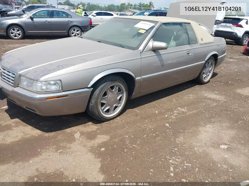 2001 Cadillac Eldorado Esc VIN: 1G6EL12Y41B104201 Lot: 45583134