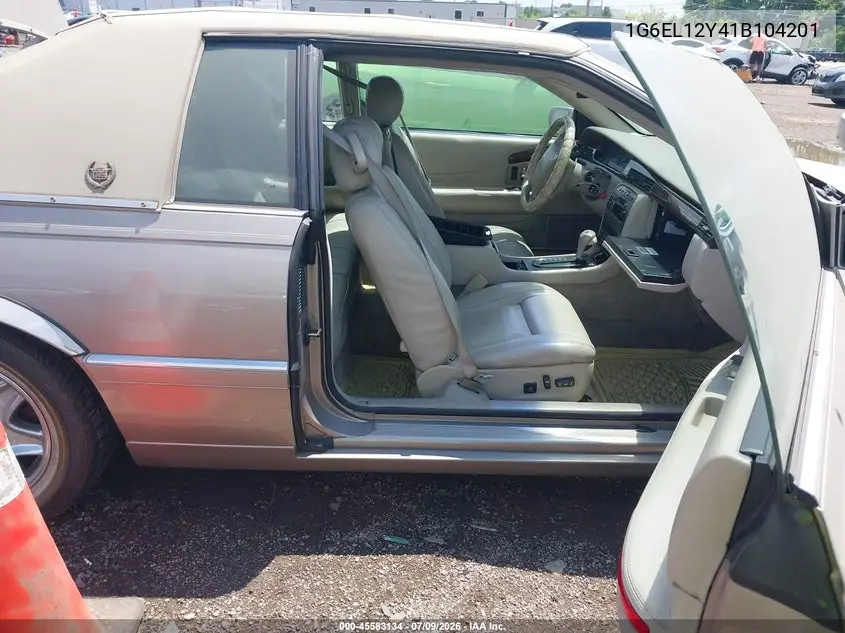 2001 Cadillac Eldorado Esc VIN: 1G6EL12Y41B104201 Lot: 45583134