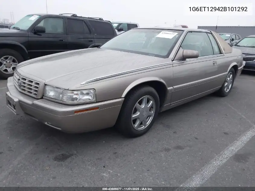 2002 Cadillac Eldorado Etc VIN: 1G6ET12942B101292 Lot: 43589377