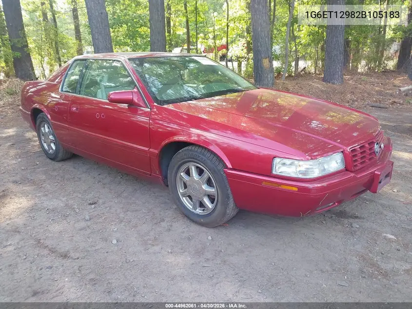 2002 Cadillac Eldorado Etc VIN: 1G6ET12982B105183 Lot: 44962061