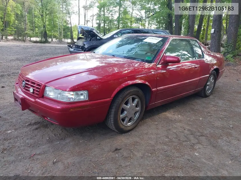 2002 Cadillac Eldorado Etc VIN: 1G6ET12982B105183 Lot: 44962061