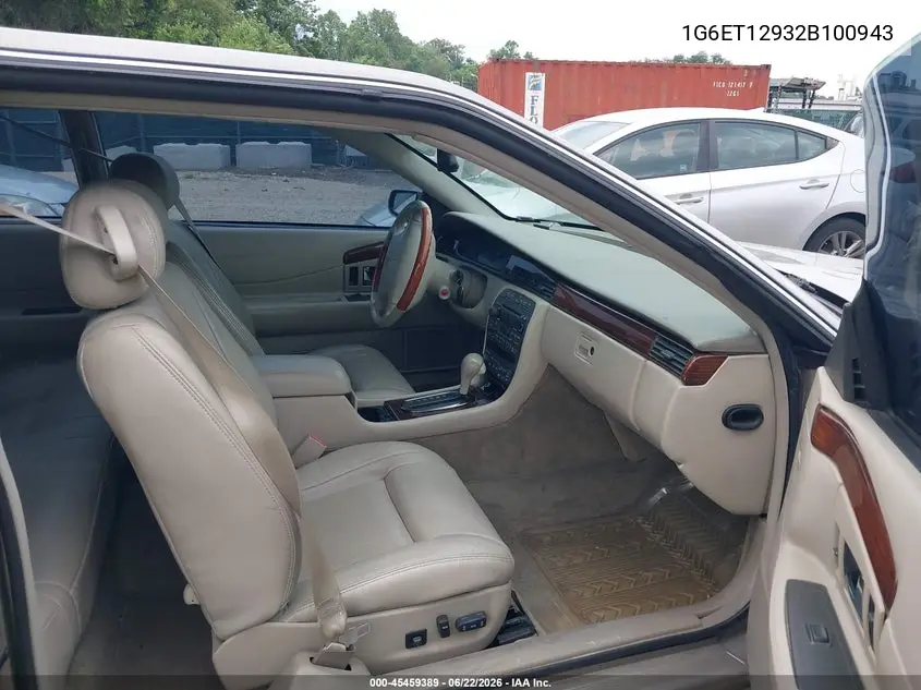 2002 Cadillac Eldorado Touring Etc VIN: 1G6ET12932B100943 Lot: 45459389