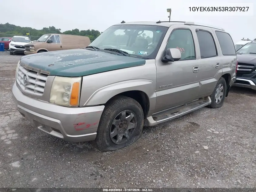 2003 Cadillac Escalade Standard VIN: 1GYEK63N53R307927 Lot: 45559883