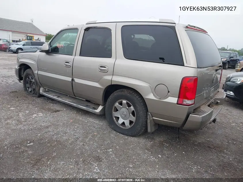 2003 Cadillac Escalade Standard VIN: 1GYEK63N53R307927 Lot: 45559883