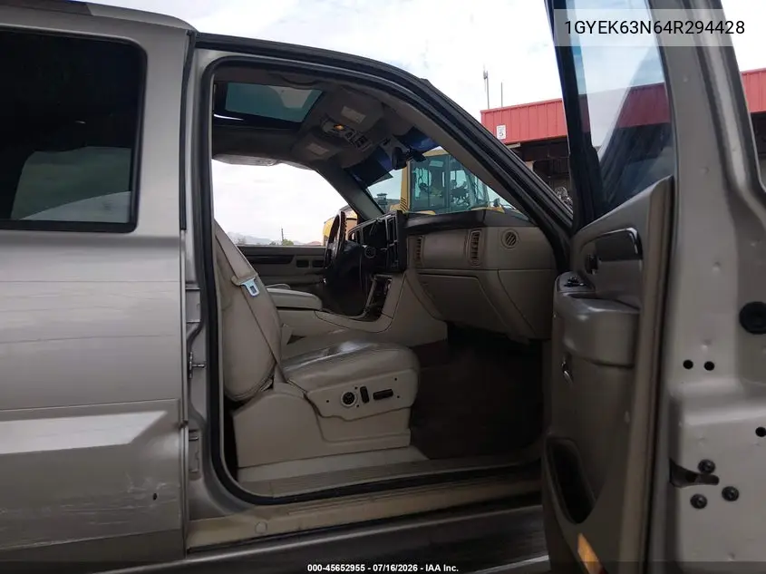 2004 Cadillac Escalade Standard VIN: 1GYEK63N64R294428 Lot: 45652955
