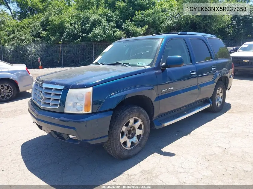 2005 Cadillac Escalade Standard VIN: 1GYEK63NX5R237358 Lot: 45297801