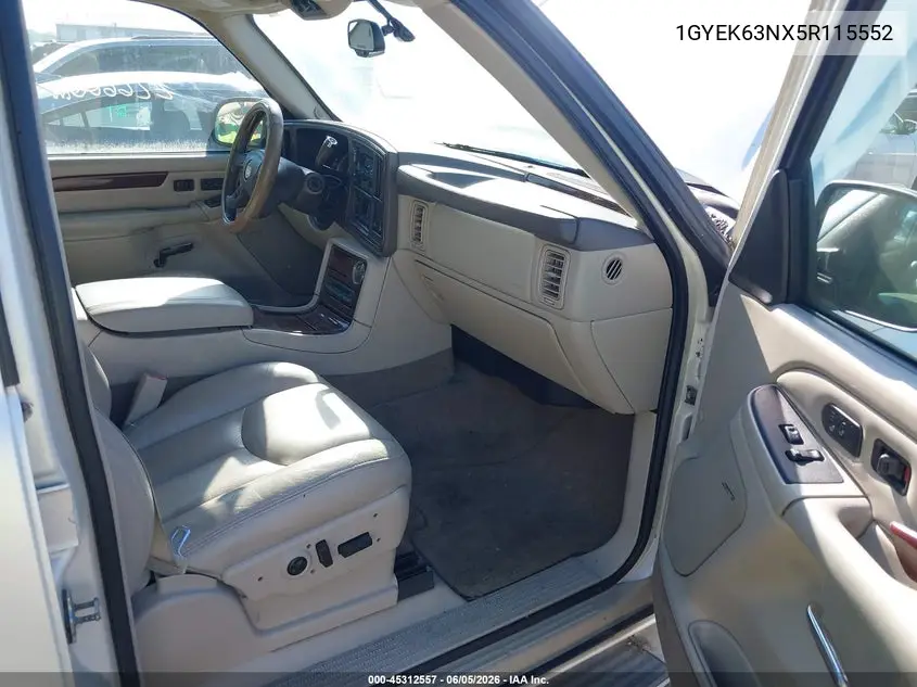 2005 Cadillac Escalade Standard VIN: 1GYEK63NX5R115552 Lot: 45312557