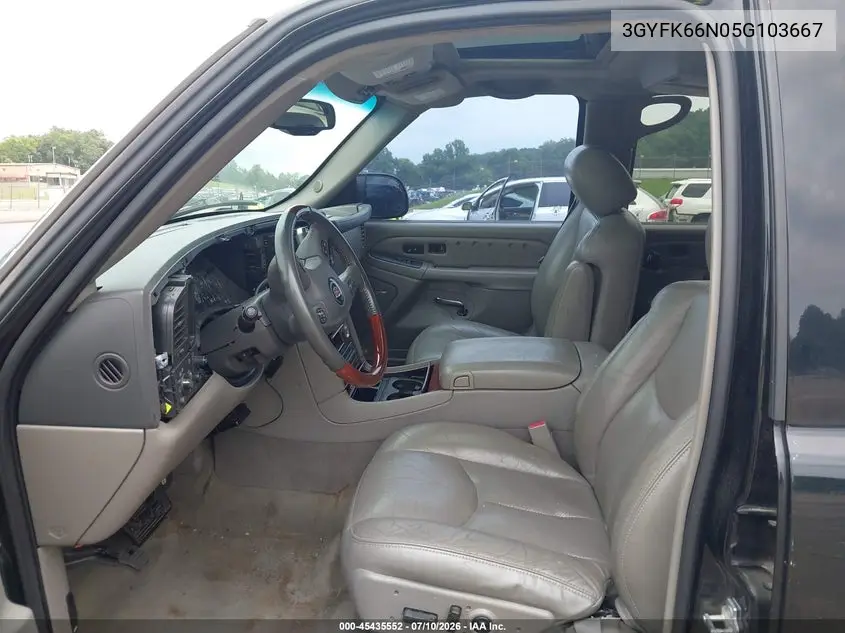 2005 Cadillac Escalade Esv Standard VIN: 3GYFK66N05G103667 Lot: 45435552