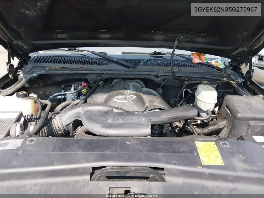 2005 Cadillac Escalade Ext Standard VIN: 3GYEK62N35G275967 Lot: 45618851