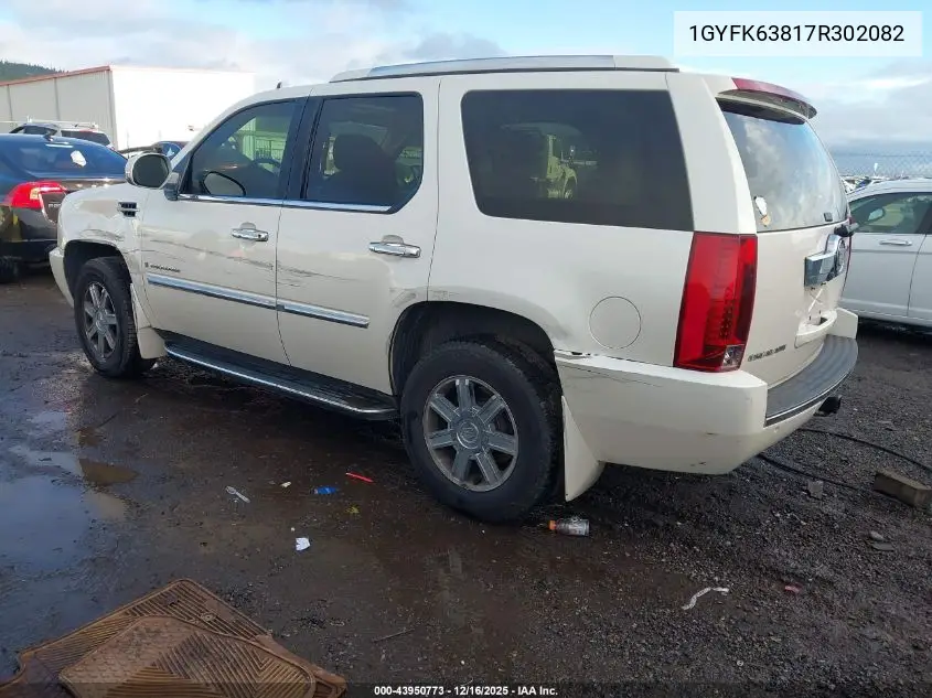 1GYFK63817R302082 2007 Cadillac Escalade Standard