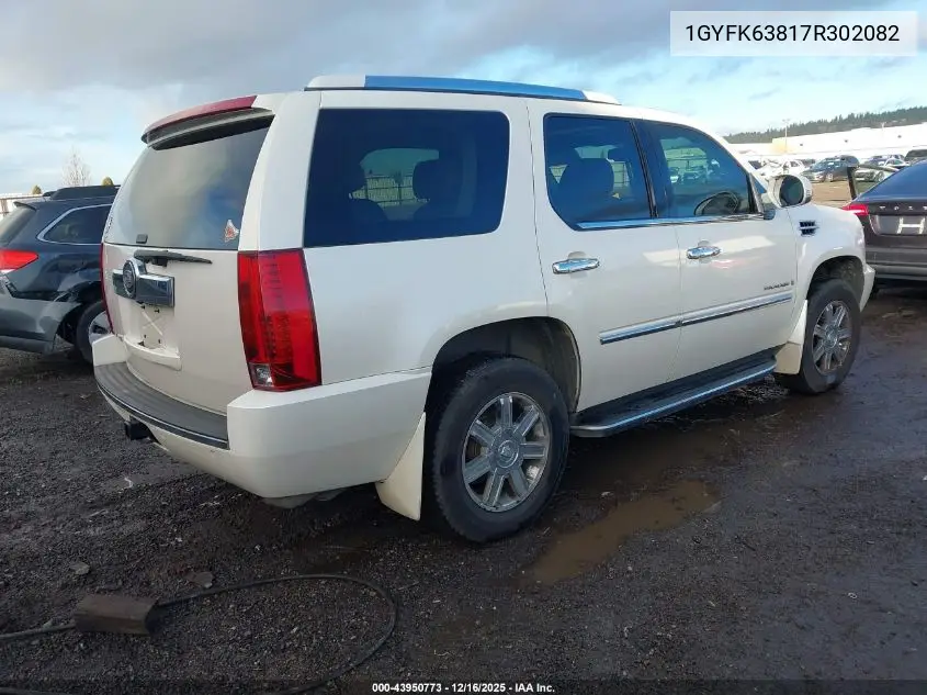 1GYFK63817R302082 2007 Cadillac Escalade Standard