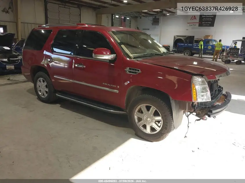 2007 Cadillac Escalade VIN: 1GYEC63837R426928 Lot: 45496093