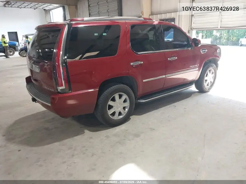 2007 Cadillac Escalade VIN: 1GYEC63837R426928 Lot: 45496093