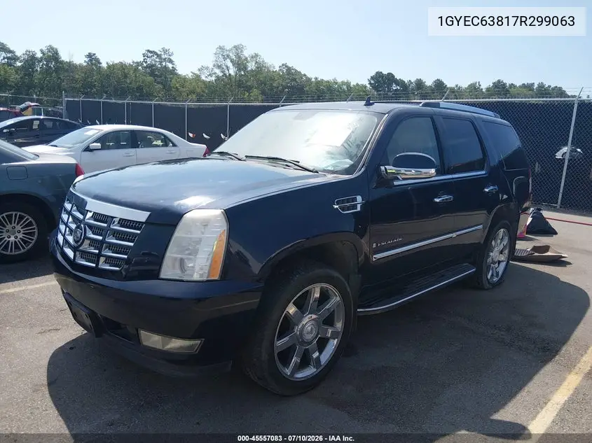 2007 Cadillac Escalade VIN: 1GYEC63817R299063 Lot: 45557083