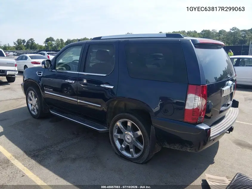 2007 Cadillac Escalade VIN: 1GYEC63817R299063 Lot: 45557083
