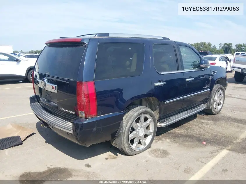 2007 Cadillac Escalade VIN: 1GYEC63817R299063 Lot: 45557083