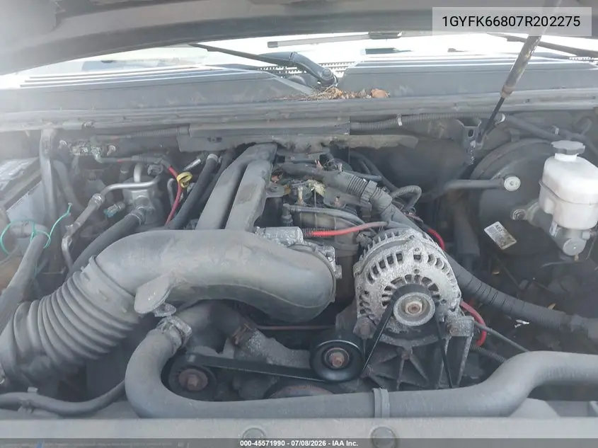2007 Cadillac Escalade Esv Standard VIN: 1GYFK66807R202275 Lot: 45571990