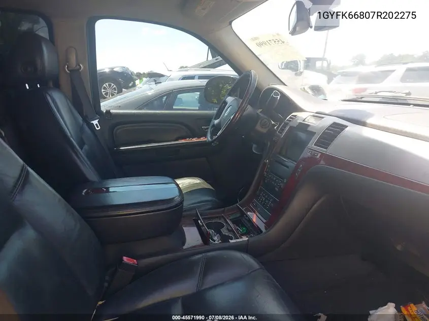 2007 Cadillac Escalade Esv Standard VIN: 1GYFK66807R202275 Lot: 45571990