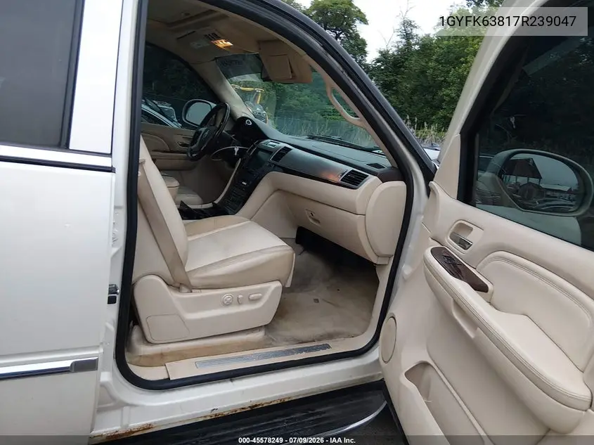 2007 Cadillac Escalade VIN: 1GYFK63817R239047 Lot: 45578249