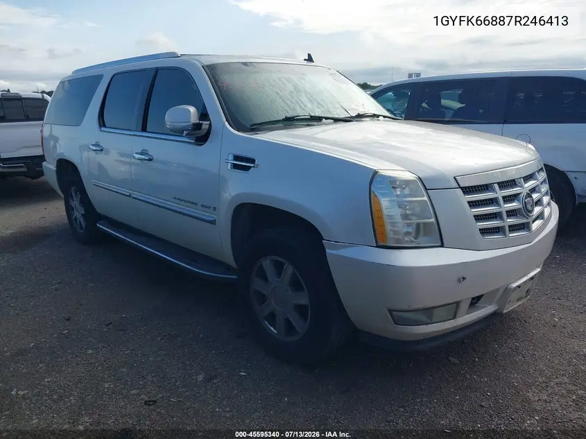 2007 Cadillac Escalade Esv Standard VIN: 1GYFK66887R246413 Lot: 45595340