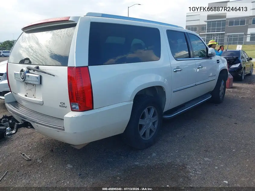 2007 Cadillac Escalade Esv Standard VIN: 1GYFK66887R246413 Lot: 45595340