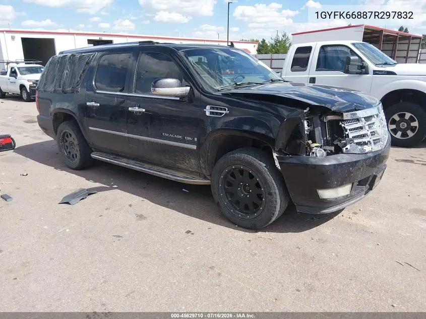 2007 Cadillac Escalade Esv Standard VIN: 1GYFK66887R297832 Lot: 45629710