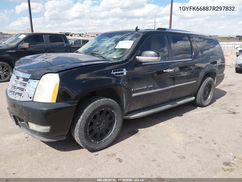 2007 Cadillac Escalade Esv Standard VIN: 1GYFK66887R297832 Lot: 45629710