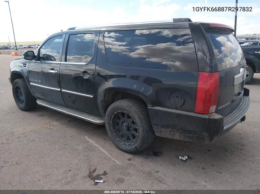 2007 Cadillac Escalade Esv Standard VIN: 1GYFK66887R297832 Lot: 45629710