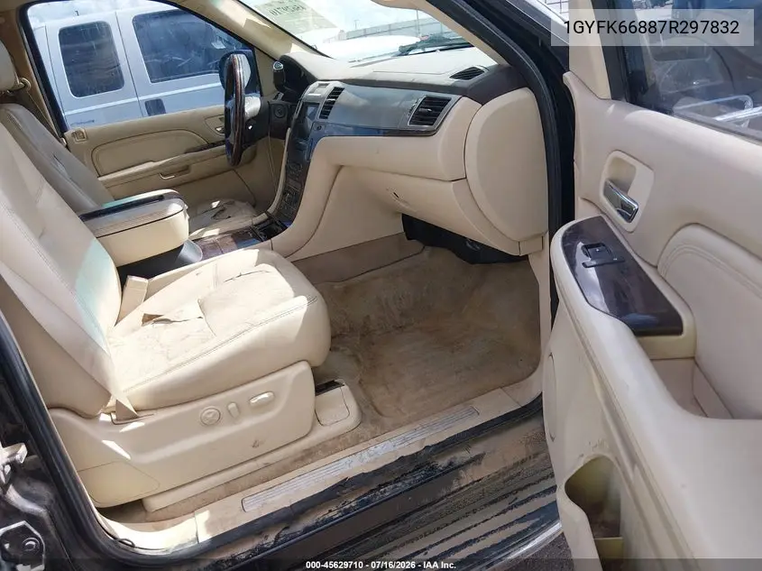 2007 Cadillac Escalade Esv Standard VIN: 1GYFK66887R297832 Lot: 45629710