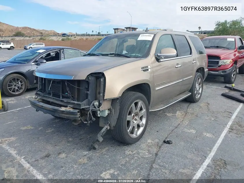 1GYFK63897R365074 2007 Cadillac Escalade