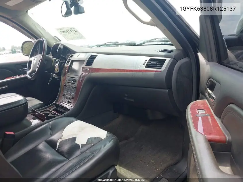 1GYFK63808R125137 2008 Cadillac Escalade Standard