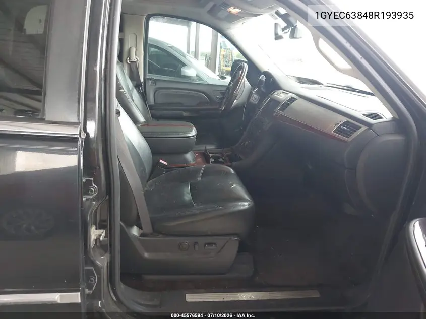 2008 Cadillac Escalade VIN: 1GYEC63848R193935 Lot: 45576594
