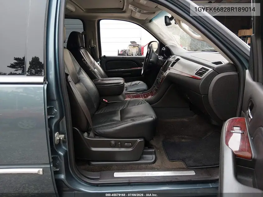 2008 Cadillac Escalade Esv VIN: 1GYFK66828R189014 Lot: 45579168