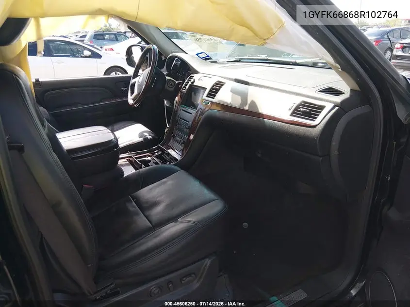 2008 Cadillac Escalade Esv VIN: 1GYFK66868R102764 Lot: 45606250