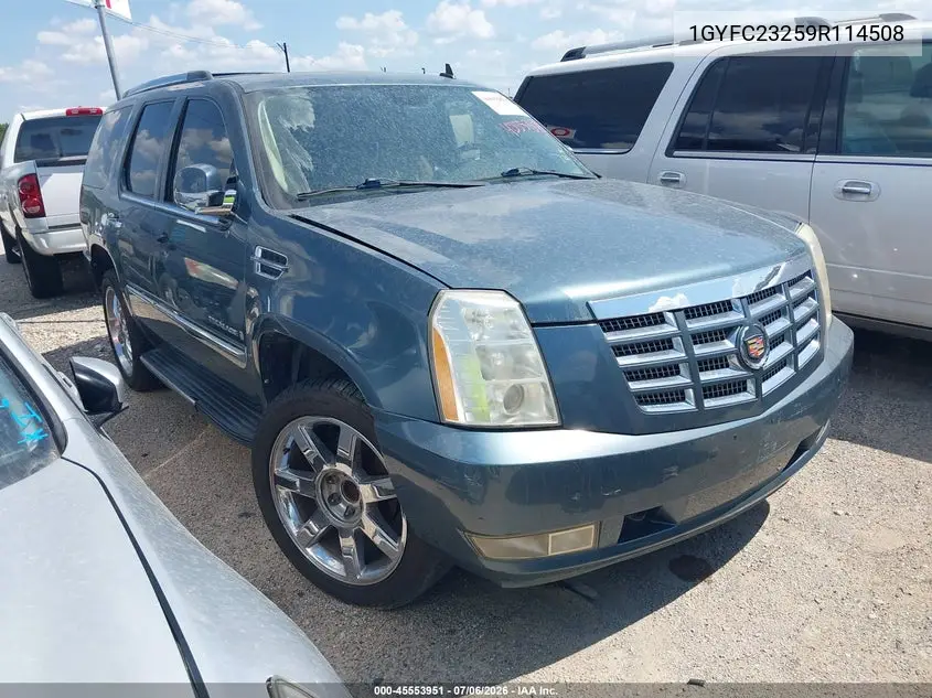 2009 Cadillac Escalade Standard VIN: 1GYFC23259R114508 Lot: 45553951