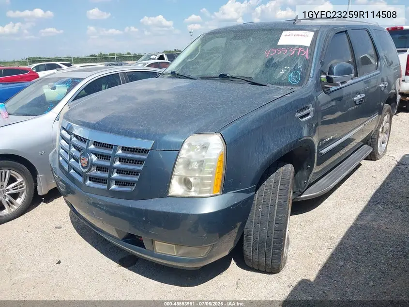 2009 Cadillac Escalade Standard VIN: 1GYFC23259R114508 Lot: 45553951