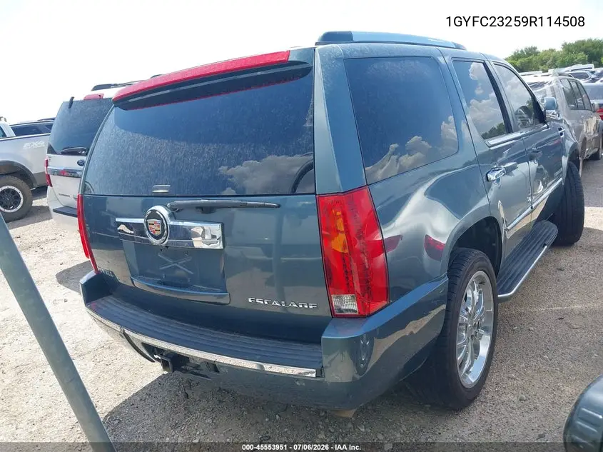 2009 Cadillac Escalade Standard VIN: 1GYFC23259R114508 Lot: 45553951