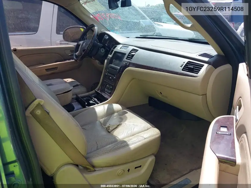 2009 Cadillac Escalade Standard VIN: 1GYFC23259R114508 Lot: 45553951