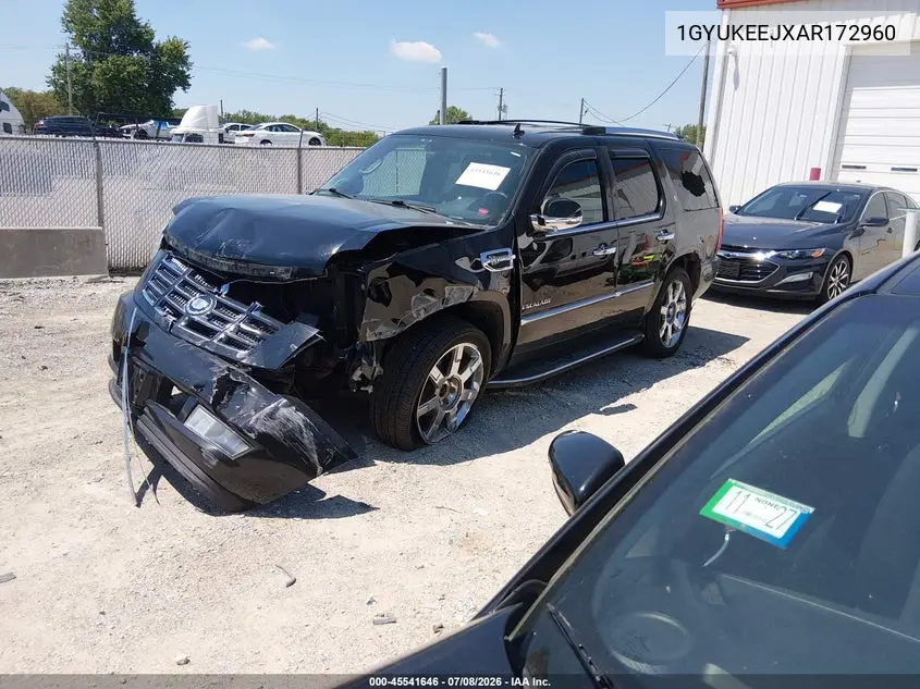 2010 Cadillac Escalade Hybrid Standard VIN: 1GYUKEEJXAR172960 Lot: 45541646