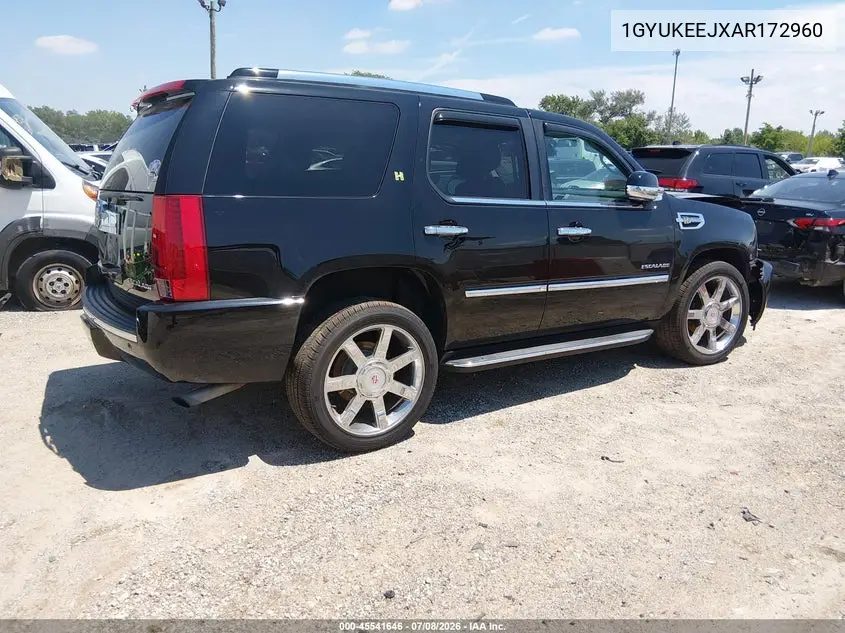 2010 Cadillac Escalade Hybrid Standard VIN: 1GYUKEEJXAR172960 Lot: 45541646