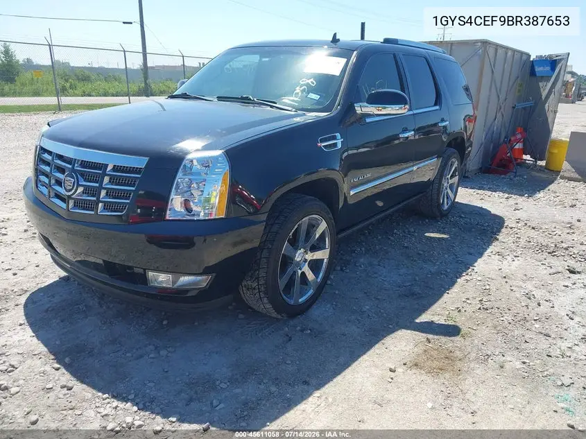 2011 Cadillac Escalade Premium VIN: 1GYS4CEF9BR387653 Lot: 45611058